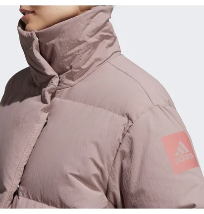 Куртка жіноча Adidas Big Baffle Down Jacket Brown Hn9936