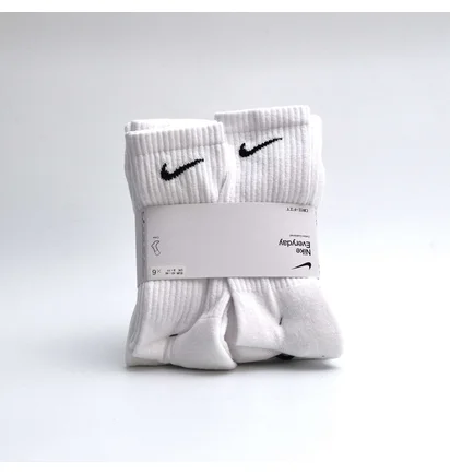Носки унисекс Nike Everyday Cushion Crew (6 пар, утепленные) Socks White SX7666-1000