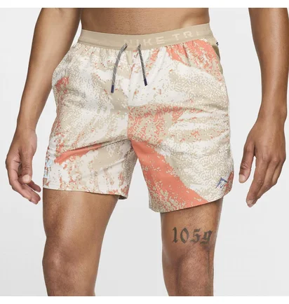 Шорты мужские Nike Trail Stride Dri-Fit Slip Beige/Orange FV9949-247