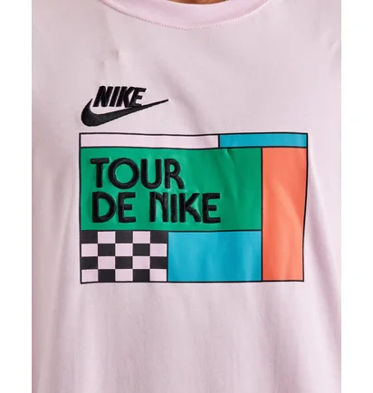 Футболка чоловіча Nike Tour De Nike Tee Pink HF7043-663