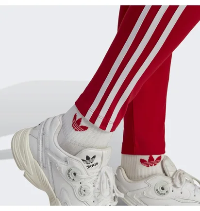 Леггинсы женские Adidas Adicolor Classics 3-Stripes Leggings Red Ib7382