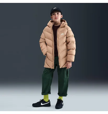 Куртка детская Nike K Nsw Tf Adp Puffer Mid Thigh Beige HJ2722-200