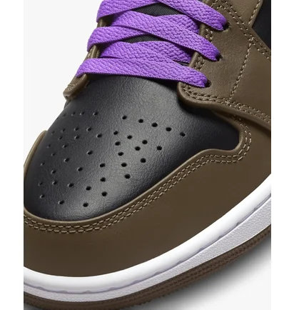 Кросівки чоловічі Air Jordan 1 Mid Black/Brown Dq8426-215