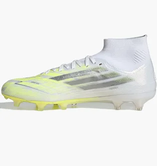 Бутсы женские Adidas F50 Sparkfusion Pro Mid Cut Fg/Ag White/Multi JR8954