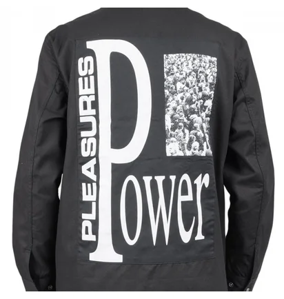 Куртка унисекс Pleasures Power Gas Station Jacket Black P21SP025-BLACK