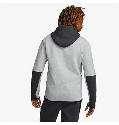 Толстовка чоловіча Nike Sportswear Tech Fleece Full-Zip Hoodie Grey DV0537-063