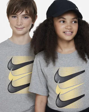 Футболка дитяча Nike U Nsw Tee Core Brandmark 4 Grey DX9525-063