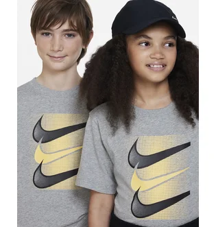 Футболка детская Nike U Nsw Tee Core Brandmark 4 Grey DX9525-063