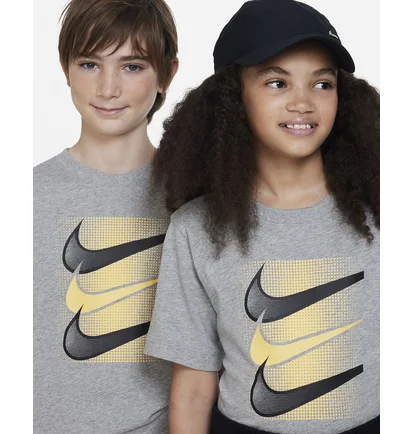 Футболка дитяча Nike U Nsw Tee Core Brandmark 4 Grey DX9525-063