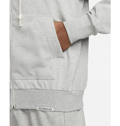 Толстовка мужская Nike Standard Issue MenS Dri-Fit Full-Zip Basketball Hoodie White DQ5816-063