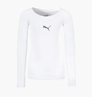 Лонгслив мужской Puma Liga Base Layer Ls Tee White 655920-04