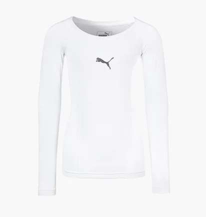 Лонгслив мужской Puma Liga Base Layer Ls Tee White 655920-04