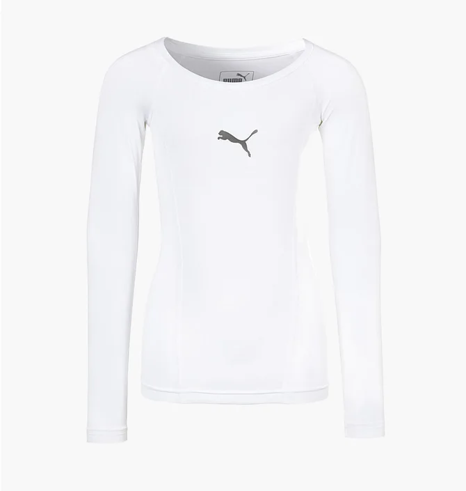 Лонгслив мужской Puma Liga Base Layer Ls Tee White 655920-04