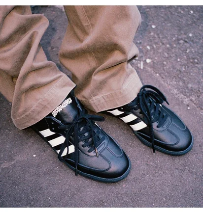 Кроссовки унисекс Adidas Fucking Awesome X Samba Black ID7339