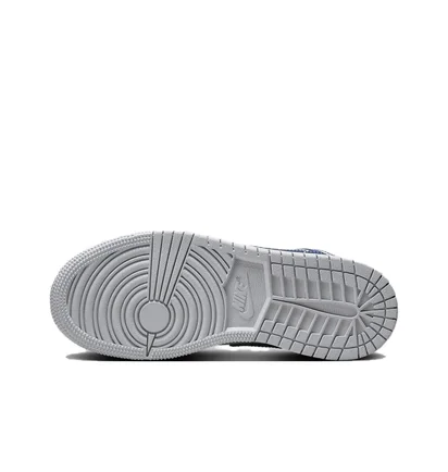 Кросівки дитячі Air Jordan 1 Mid Gs White/Grey DQ8423-104
