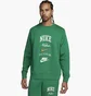 Свитшот мужской Nike Long-Sleeve Crew-Neck Sweatshirt Club Fleece Green FN2610-365
