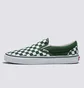 Кеды унисекс Vans Checkerboard Classic Slip-On Shoe White/Green VN0A7Q5D6QU