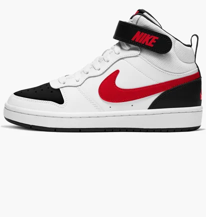 Кроссовки детские Nike Court Borough Mid 2 White CD7782-110