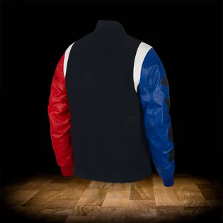 Куртка унісекс Nike Air Jordan Sport Dna Varsity Jacket Black Red Blue AT9958-010