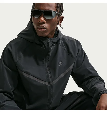 Вітровка чоловіча Nike M Nk Df Tch Wvn Wr Fz Black IU6965-010