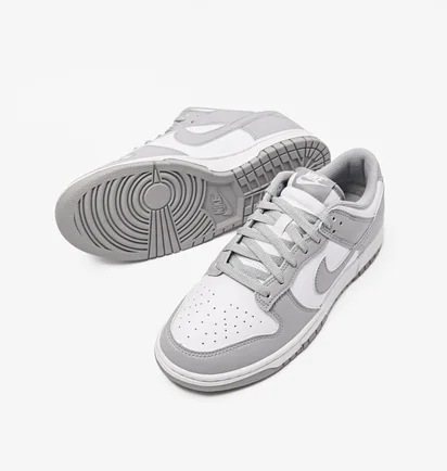 Кроссовки мужские Nike Dunk Low Retro White/Grey HF5441-105