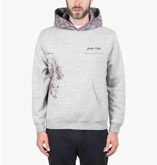 Худи мужское Medicom Adam Et Rope X Jackson Pollock Studio Grey GMM-HOODIE-DARK-GREY