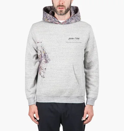 Худи мужское Medicom Adam Et Rope X Jackson Pollock Studio Grey GMM-HOODIE-DARK-GREY