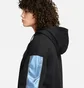 Худі жіноче Nike W Nsw Flc Gx Hoodie Opal Black/Blue DD5133-010