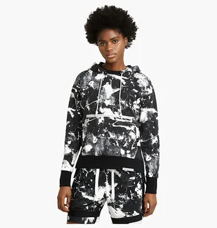 Худи женское Nike Standard Issue WomenS Basketball Hoodie Black/White DC5204-010