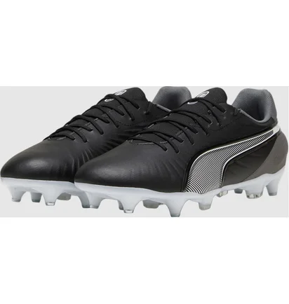 Бутсы унисекс Puma King Match Mxsg Black/Grey 107875-01