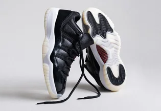 Кроссовки мужские Air Jordan Retro 11 Low Black Av2187-001