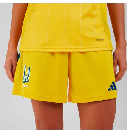 Шорти жіночі Adidas Ukraine 24 Performance Yellow IP2180