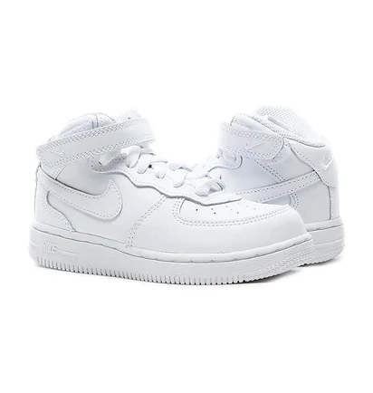 Кроссовки детские Nike Force 1 Mid White 314197-113