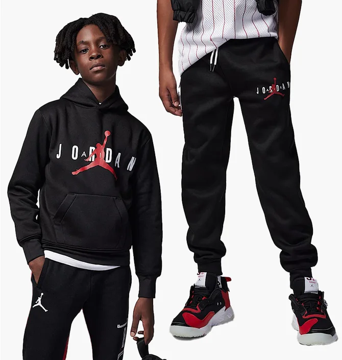 Спортивный костюм детский Air Jordan Jumpman Sustainable Black 95B910-023__95B912-023
