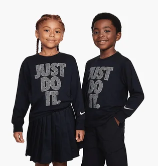 Лонгслів дитячий Nike Shine Little Black 86M455-023