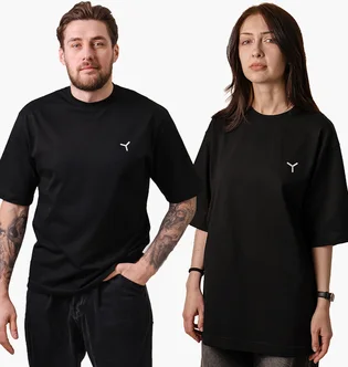 Футболка унисекс yes, original Oversize Black 100000-149
