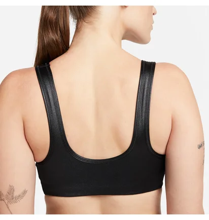 Топ женский Nike W Nk Df Swsh Shine Bra Black DD1438-010
