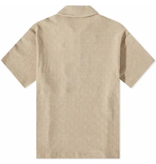 Поло унисекс Brain Dead Knit Check Beige BDP23T13002843BR14