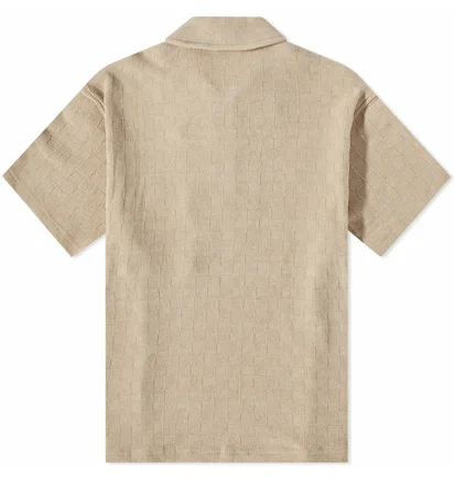 Поло унісекс Brain Dead Knit Check Beige BDP23T13002843BR14
