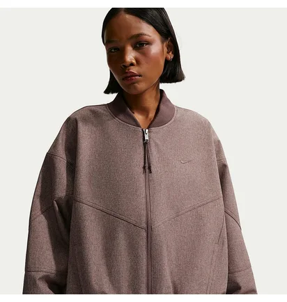 Бомбер женский Nike Sportswear Oversized Bordo IF0313-502