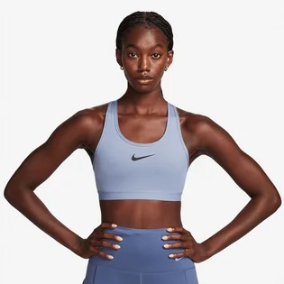 Топ жіночий Nike Swoosh High-Support Non-Padded Adjustable Sports Bra Light Blue DX6815-493