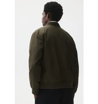 Бомбер мужской H&M Regular Fit Olive 1293696002