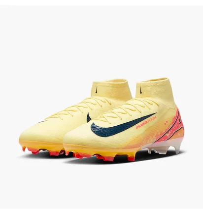 Бутсы унисекс Nike Mercurial Superfly 10 Elite Mbappe Fg Orange FQ8692-800