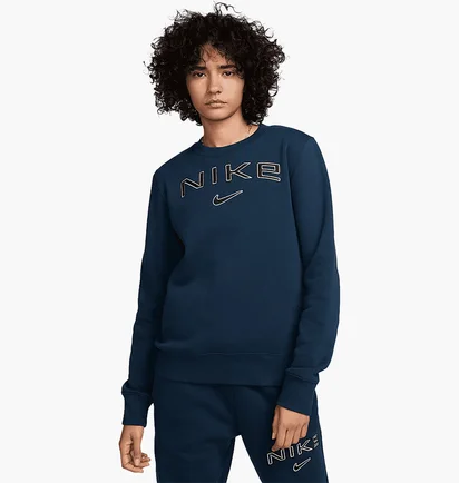 Світшот жіночий Nike Sportswear Phoenix Fleece Crewneck Sweatshirt Blue HM9754-478