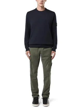 Кофта чоловіча Stone Island Wool Crew Neck Blue K2S155100071S00C4-V0020