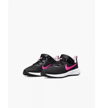 Кроссовки детские Nike Revolution 6 Nn (Psv) Black Dd1095-007
