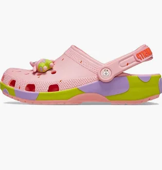 Тапочки унисекс CROCS Spongebob Squarepants X Classic Clog Pink 209479-737
