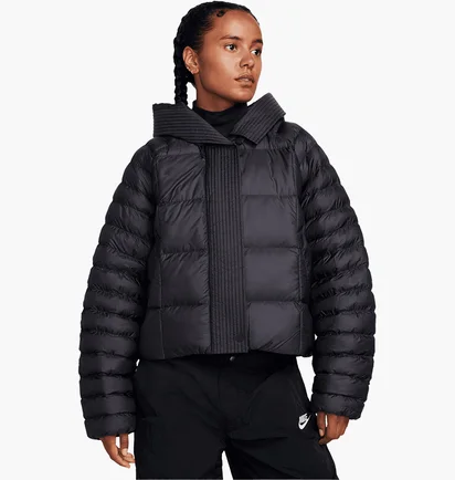 Пуховик жіночий Nike Sportswear Swoosh Puffer Primaloft Black FB8729-010