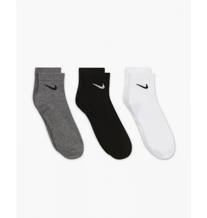 Шкарпетки унісекс Nike Everyday Ltwt Ankle Multi (3 пари, неутеплені) SX7677-964