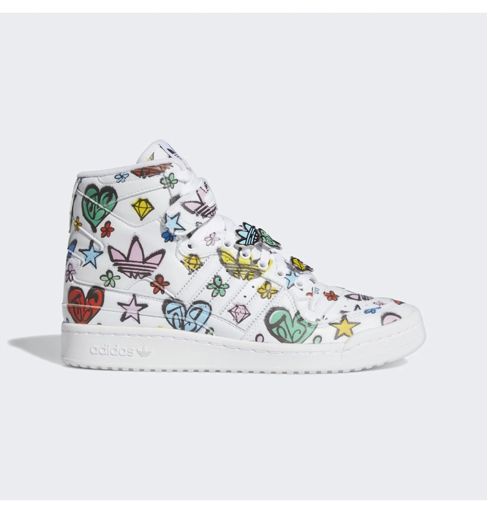 ᐉ Кросівки чоловічі Adidas Jeremy Scott Forum 84 Hi Mono Shoes